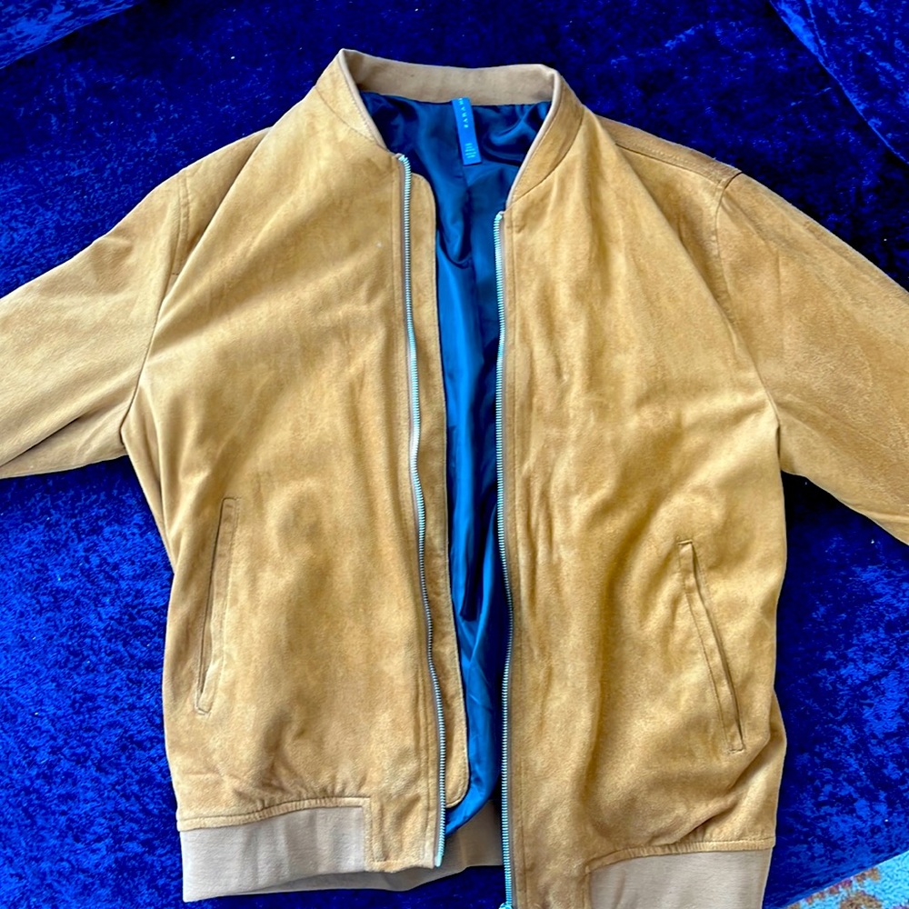 Zara Men’s Suede Bomber